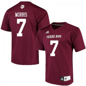 Men's Texas A&M #7 Devin Morris Maroon Alternate NCAA Jerseys 856549-893