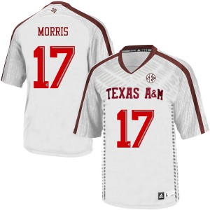 Mens Texas A&M #17 Devin Morris White NCAA Jersey 801984-451