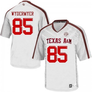 Mens Texas A&M #85 Jalen Wydermyer White Player Jersey 756309-495