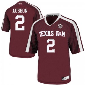 Men Texas A&M #2 Jhamon Ausbon Maroon University Jersey 892454-544