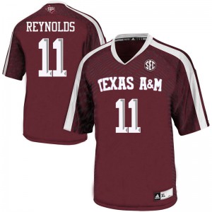 Men Texas A&M #11 Josh Reynolds Maroon High School Jerseys 417916-295