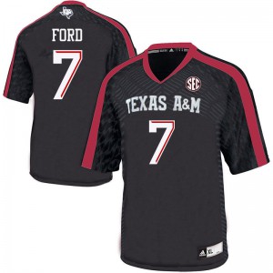 Mens Aggies #7 Keith Ford Black Stitched Jerseys 246690-129