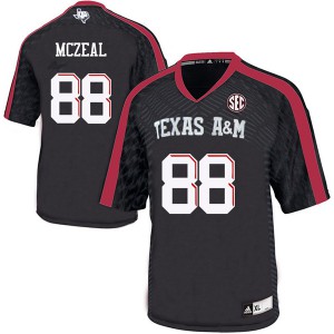 Men's Texas A&M Aggies #88 Keynel McZeal Black NCAA Jerseys 282252-443