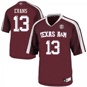 Mens Texas A&M Aggies #13 Mike Evans Maroon Football Jersey 887848-923