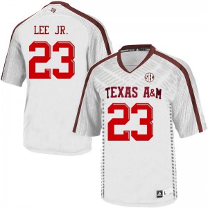 Mens Texas A&M Aggies #23 Tarian Lee Jr. White Player Jersey 958783-690